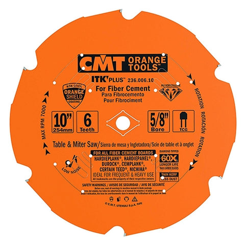 CMT 236.006.10 ITK PLUS 10 in. Diamond Saw Blade - Ace Tool Group - CMT