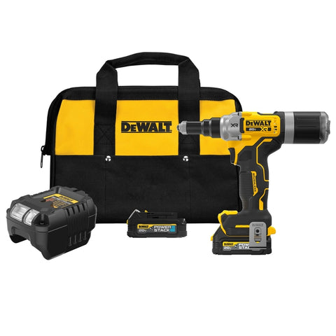 DeWalt DCF414GE2 20V Max 1/4 Rivet Tool PS 5AH - Ace Tool Group - Ace Tool Group