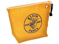 Klein Tools 5539YEL Canvas Zipper Bag- Consumables, Yellow - Ace Tool Group - Klein