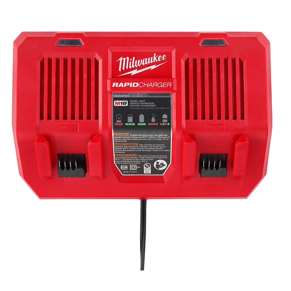 Milwaukee 48-59-1802 M18 Dual Bay Rapid Charger - Ace Tool Group - Milwaukee