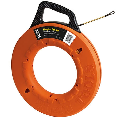 Klein 56014 Fiberglass Fish Tape Spiral Leader 200 ft. - Ace Tool Group - Klein