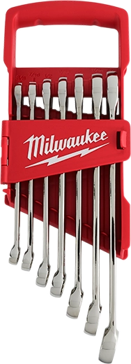 Milwaukee 48-22-9407 7pc Wrench Set - SAE - Ace Tool Group - Milwaukee