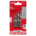 Milwaukee 5 Pc SHOCKWAVE Impact Drill and Tap Bit Set - Ace Tool Group - Milwaukee