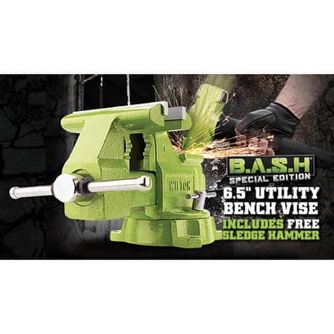 Wilton 11128BH B.A.S.H. 6.5 in. Utility Vise and 4 lb. Hammer - Ace Tool Group - Wilton