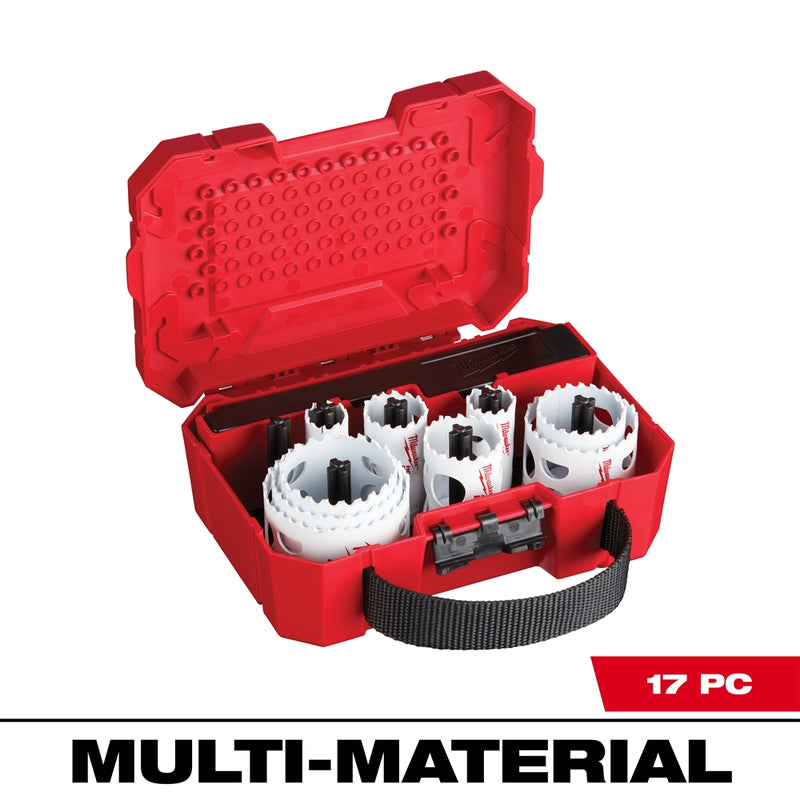 Milwaukee 49-22-4029 Bi-Metal Hole Saw Kit - 17PC