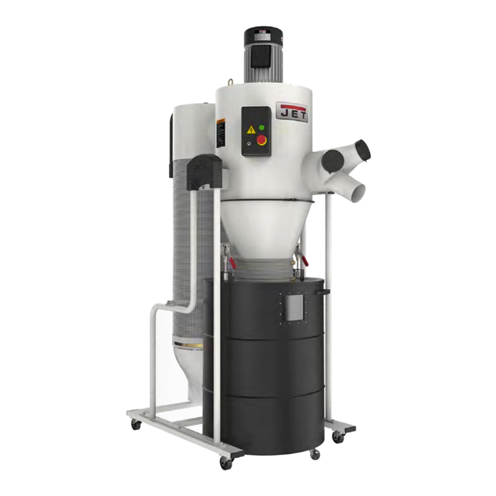 JET 717530K JCDC-3 Cyclone Dust Collector, 3HP, 230V - Ace Tool Group - JET