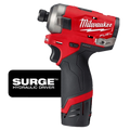 Milwaukee 2551-22 M12 FUEL SURGE 1/4" Hex Hydraulic Driver 2 Battery Kit - Ace Tool Group - Milwaukee