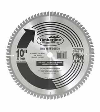 Timberline 250-800 Timberline Blade 10"X80T A.T.B - Ace Tool Group - Timberline