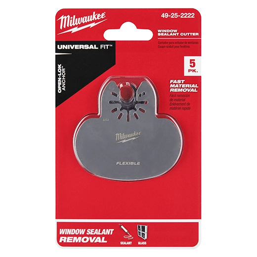 Milwaukee 49-25-2222 Milwaukee OPEN-LOK MUSHROOM SEALANT SCRAPER BLADE 5PK - Ace Tool Group - Milwaukee
