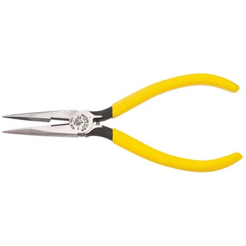 Klein Tools D203-6C 6'' (152 mm) Standard Long-Nose Pliers - Side-Cutting with Spring - Ace Tool Group - Klein