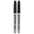 Klein 98554 Fine Point Permanent Markers, 2-Pack - Ace Tool Group - Klein