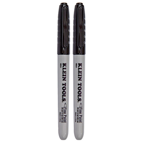 Klein 98554 Fine Point Permanent Markers, 2-Pack - Ace Tool Group - Klein