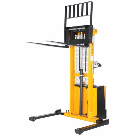 Vestil S-62-AA Adjust Powered Lift Stacker 62 In Raised - Ace Tool Group - Vestil