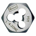 Irwin 7236 High Carbon Steel Re-Threading Fractional Hexagon Dies - Die 3/8-24 Hrt Hanson - Ace Tool Group - Irwin