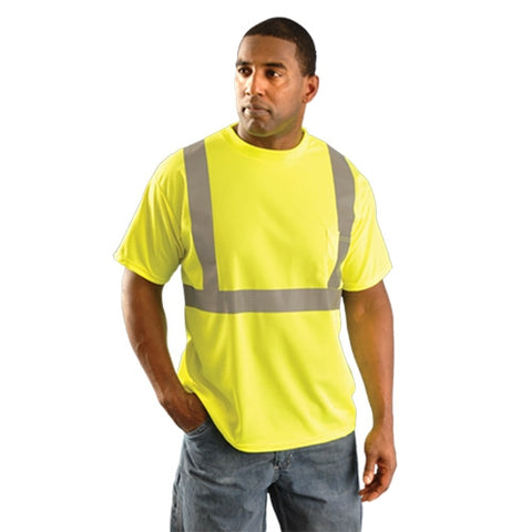 OccuNomix LUX-SSETP2B Class 2 Birdseye T-Shirt - Ace Tool Group - Occunomix