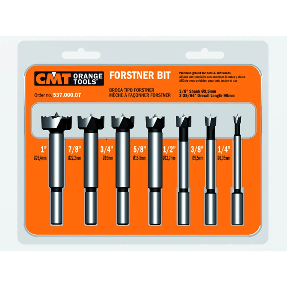 Cmt 537.000.07 Forstner Bit Set 7 Pcs - Ace Tool Group - CMT