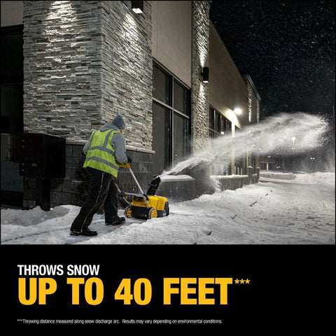 Dewalt Dcsnp2142Y2 21 60V Max* Single-Stage Snow Blower Kit - Ace Tool Group - DeWalt