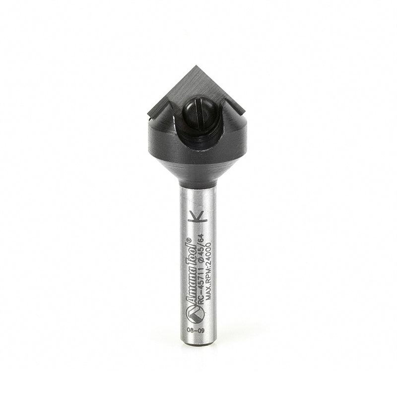 Amana Tool Insert V Groove 90 Degree 1/4S - Ace Tool Group - Amana Tool