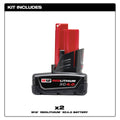 Milwaukee 48-11-2442 M12™ REDLITHIUM™ XC4.0 Battery Two Pack - Ace Tool Group - Milwaukee