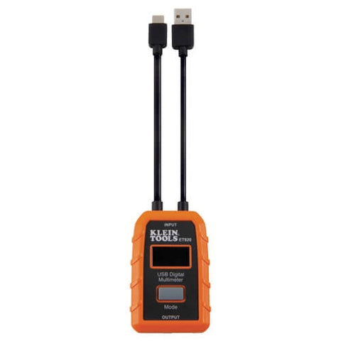 Klein Tools ET920 USB Digital Meter USB Type A and C - Ace Tool Group - Klein