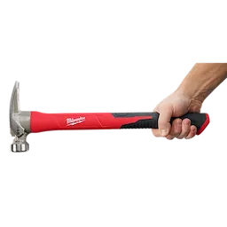 Milwaukee 48-22-9320 21oz Milled Face Poly/Fiberglass Handle Hammer - Ace Tool Group - Milwaukee