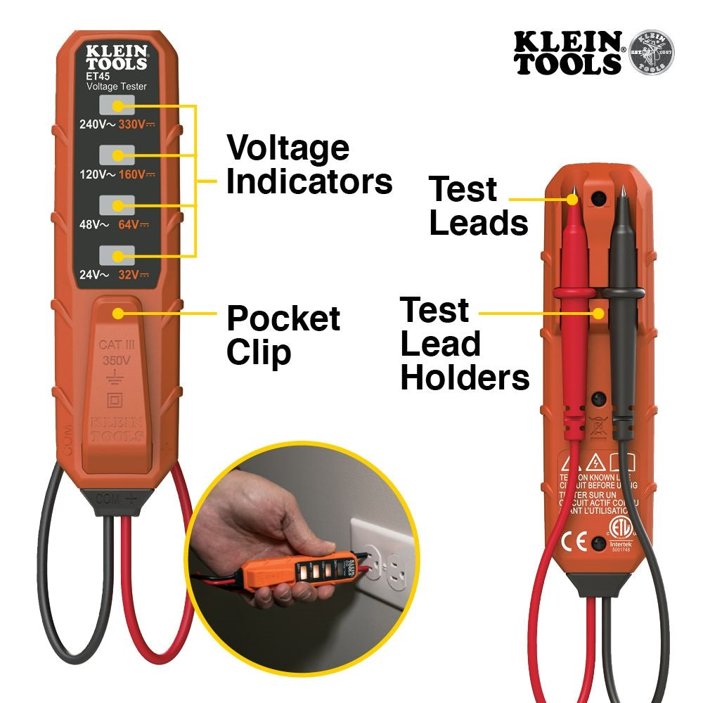 Klein NCVT3PKIT Electrical Test Kit - Ace Tool Group - Klein