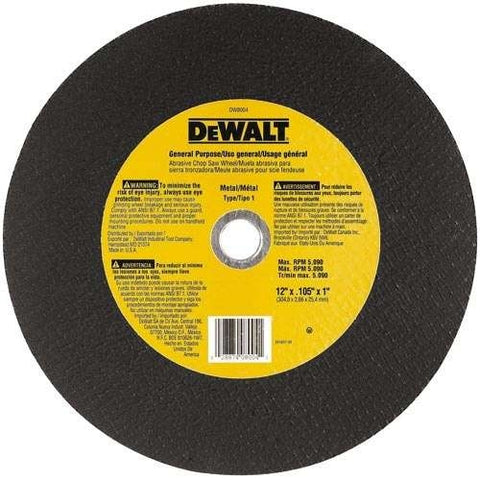 Dewalt Dw8005 10" X 7/64" X 5/8" Metal Chop Saw Wheel (10) - Ace Tool Group - DeWalt
