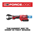 Milwaukee 2678-22BG M18 FORCE LOGIC 6T UTILITY CRIMPING KIT W/ D3 GROOVES & FIXED BG DIE - Ace Tool Group - Milwaukee