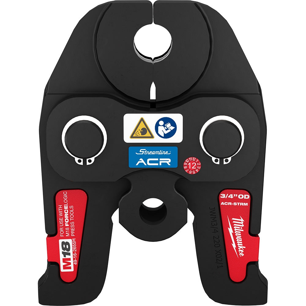 Milwaukee 49-16-2655M 3/4" Streamline ACR Press Jaw for M18 FORCE LOGIC Press Tools - Ace Tool Group - Milwaukee