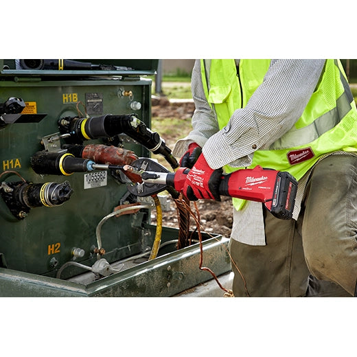Milwaukee 2978-22 M18 FORCE LOGIC 6T Linear Utility Crimper Kit w/ Snub Nose Jaw - Ace Tool Group - Milwaukee