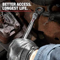 Milwaukee 48-22-9429 7pc Flex Head Ratcheting Wrench Set - SAE - Ace Tool Group - Milwaukee