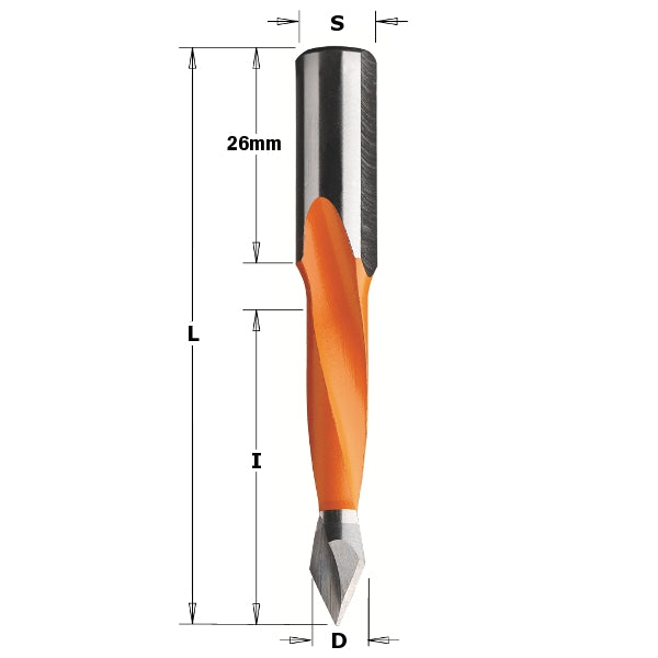 Cmt 366.060.11 D/D Through Hole 6X44X77 Rh - Ace Tool Group - CMT