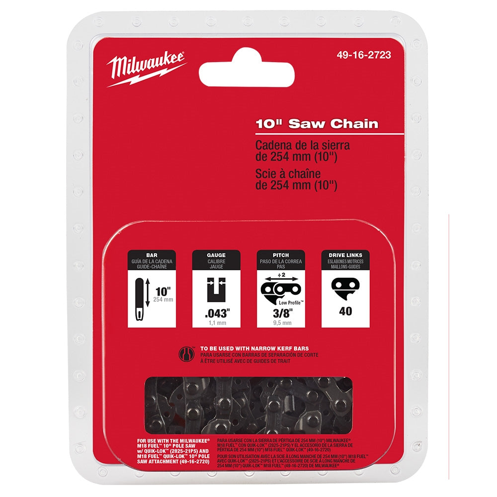 Milwaukee 49-16-2723 10" Saw Chain - Ace Tool Group - Milwaukee