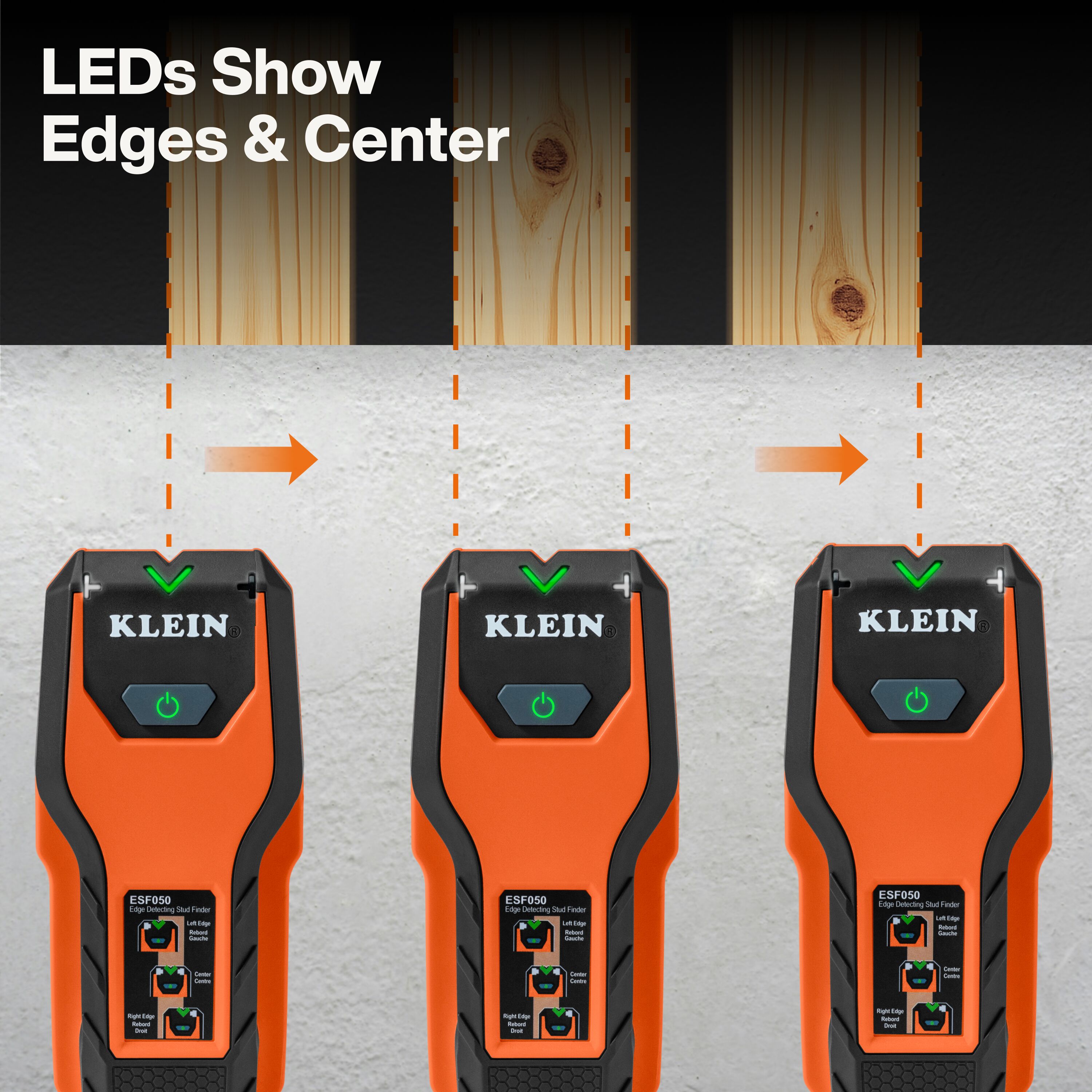 Klein ESF050 Edge-to-Edge Stud Finder - Ace Tool Group - Klein