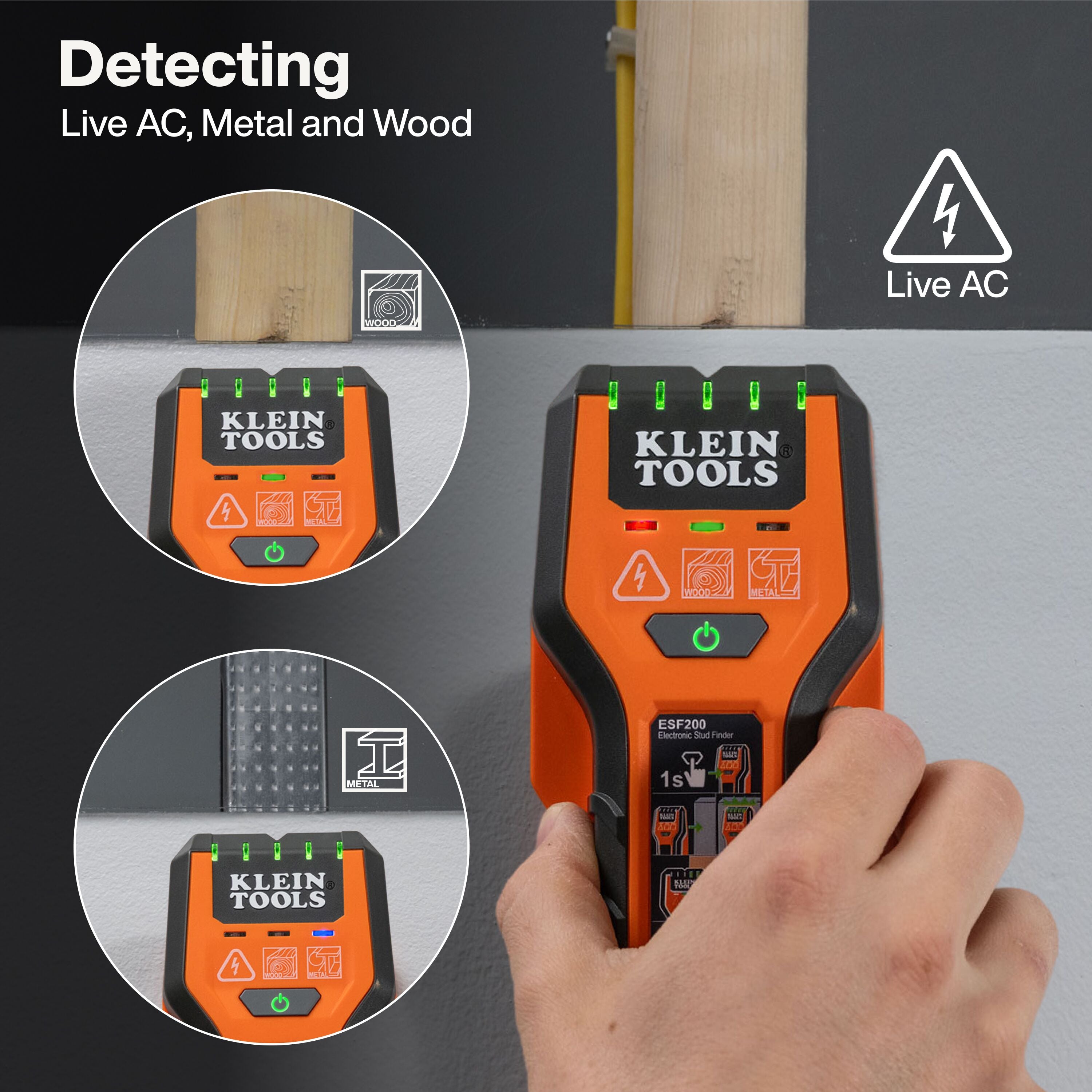 Klein Multi-Scan Center and Edge Stud Finder - Ace Tool Group - KLEIN