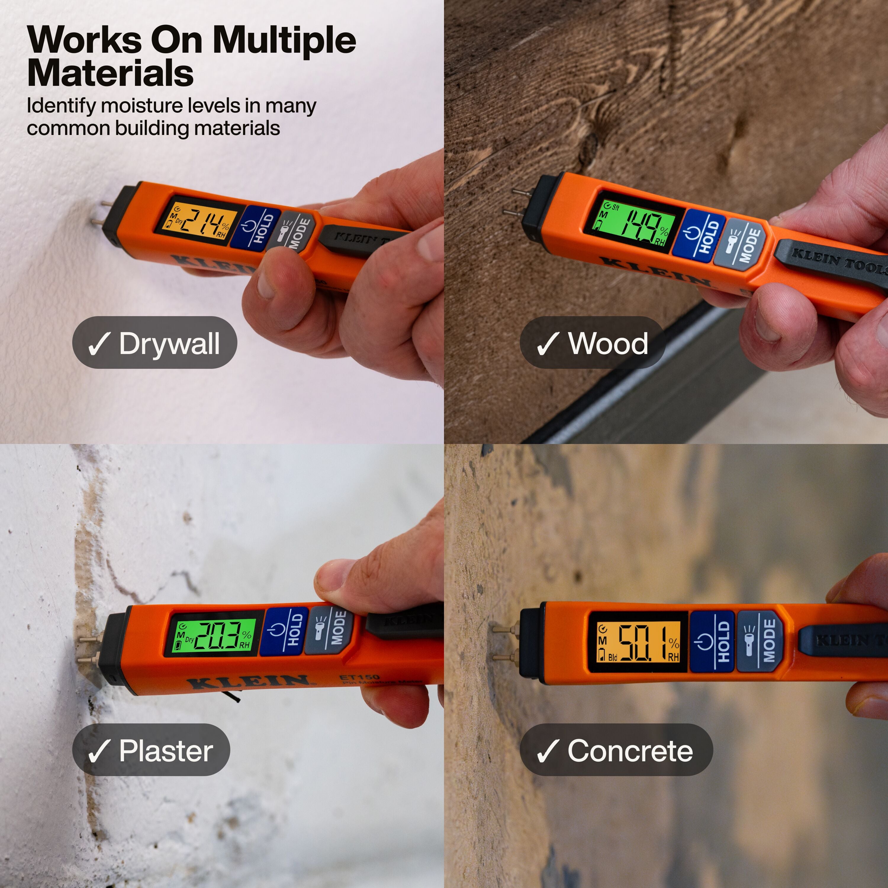 Klein ET150 Pin Moisture Meter - Ace Tool Group - Klein
