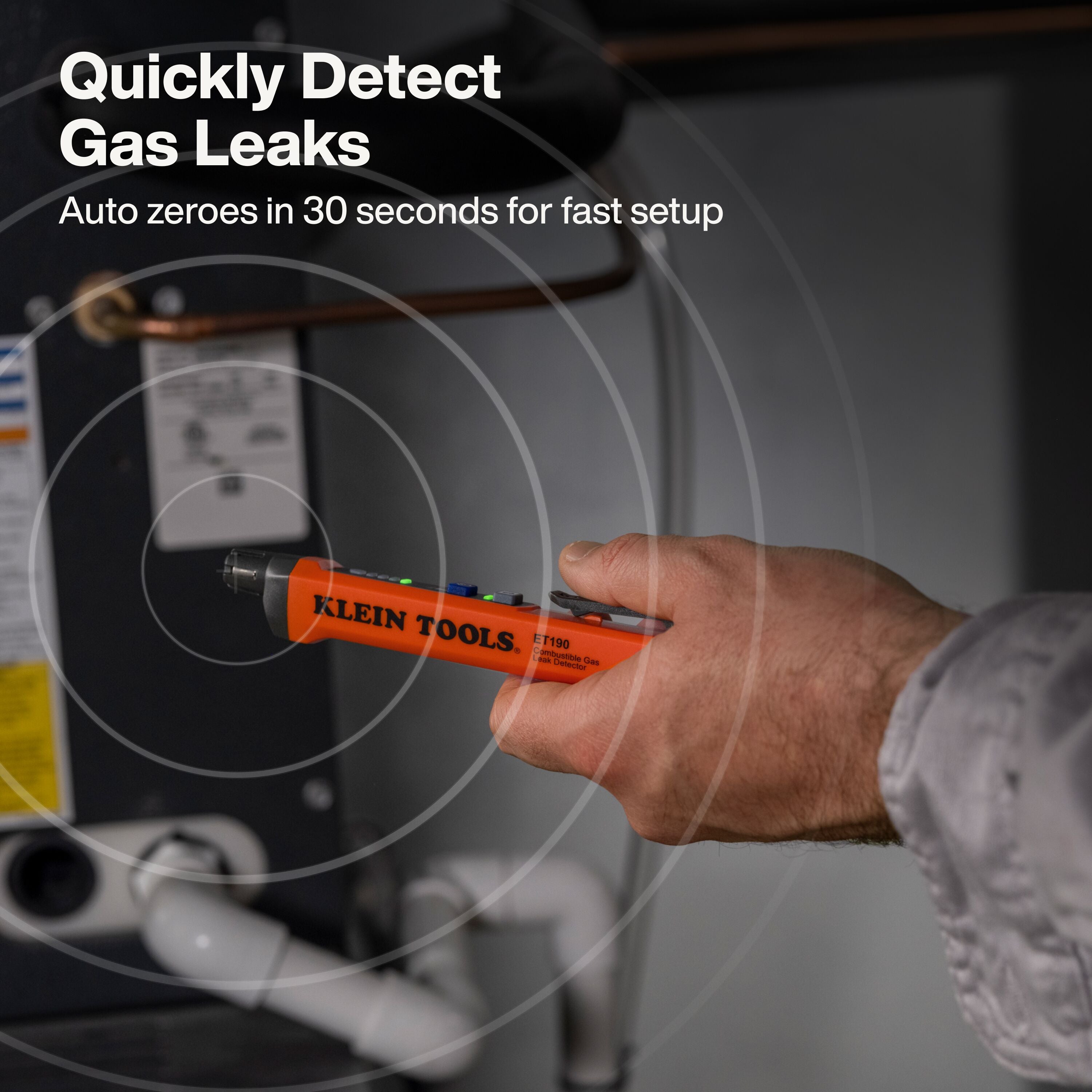 Klein ET190 Compact Combustible Gas Leak Detector - Ace Tool Group - Klein