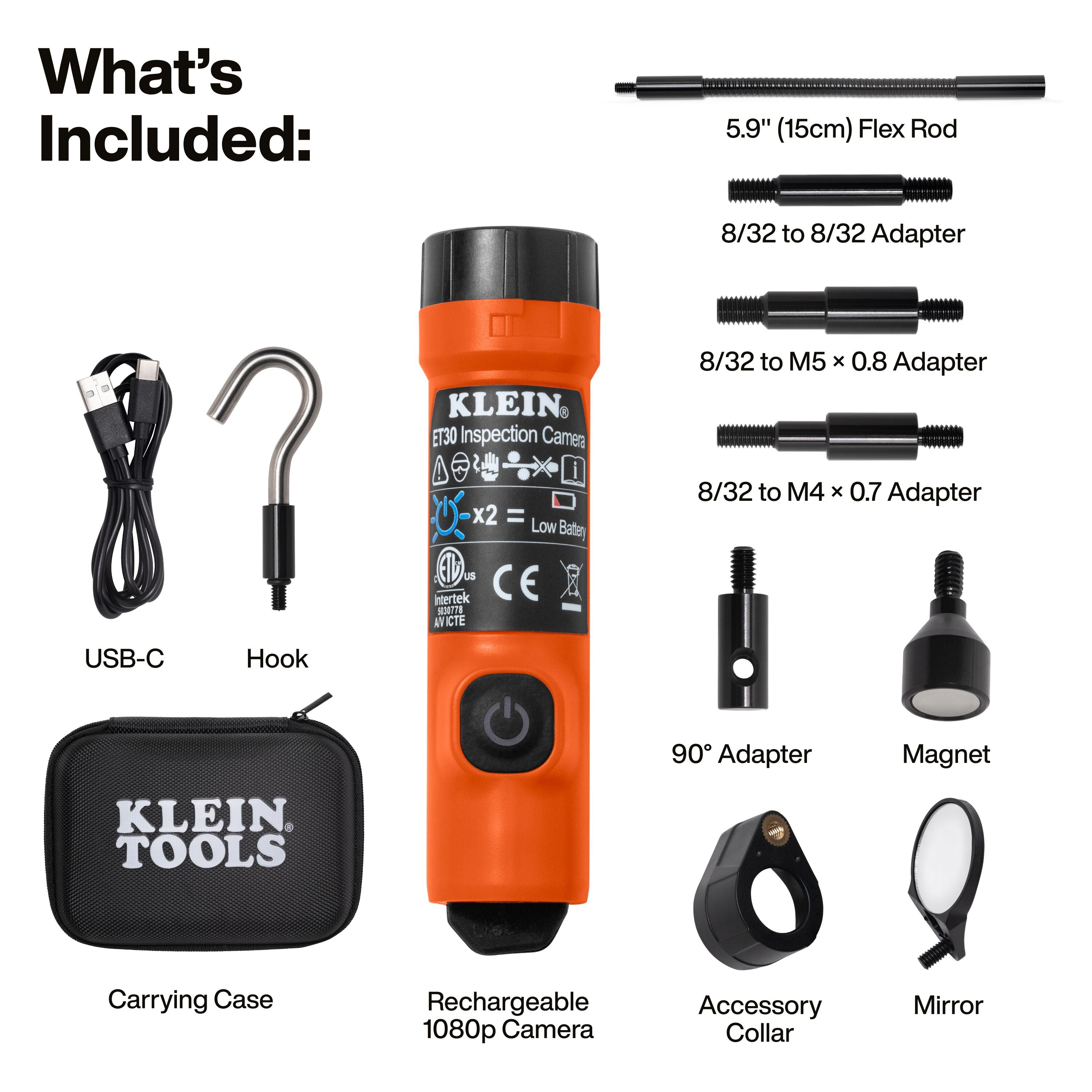 Klein ET30 Compact Wireless Inspection Camera - Ace Tool Group - Klein