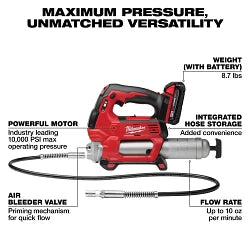 Milwaukee 2646-21CT M18 2-Speed Grease Gun Kit - Ace Tool Group - Milwaukee