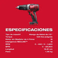 Milwaukee 2607-20 M18 1/2" HAMMER DRILL - BARE TOOL - Ace Tool Group - Milwaukee