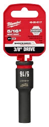 Milwaukee 49-66-6117 SHOCKWAVE Impact Duty  3/8"Drive 5/16" Deep 6 Point Socket - Ace Tool Group - Milwaukee