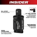 Milwaukee 49-16-1667 INSIDER Box Ratchet 1/4" Anvil Adapter - Ace Tool Group - Milwaukee