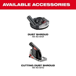 Milwaukee 3674-20 M18 FUEL 7" Variable Speed Braking Grinder - Ace Tool Group - Milwaukee