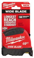 Milwaukee 48-22-1240 40ft Wide Blade Tape Measure 6 Pack - Ace Tool Group - Milwaukee