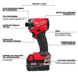 Milwaukee 2953-20 M18 FUEL 1/4 in. Hex Impact Driver - Ace Tool Group - Milwaukee