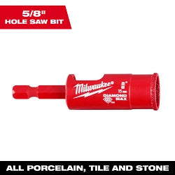 Milwaukee 49-56-0513  5/8" Diamond Max Hole Saw Bit - Ace Tool Group - Milwaukee