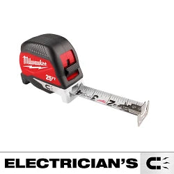 Milwaukee 48-22-1027M 25ft Electrician's Magnetic Tape Measure 6 Pack - Ace Tool Group - Milwaukee