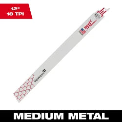 Milwaukee 48-01-2789 12 in. 18 TPI THE TORCH SAWZALL Blade-Bulk 25 - Ace Tool Group - Milwaukee