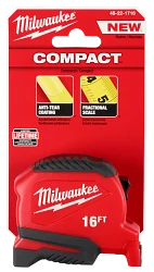 Milwaukee 48-22-1716 16ft Compact Tape Measure 6 Pack - Ace Tool Group - Milwaukee