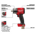 Milwaukee 2962-20 M18 FUEL 1/2" Mid-Torque Impact Wrench w/ Friction Ring Bare Tool - Ace Tool Group - Milwaukee
